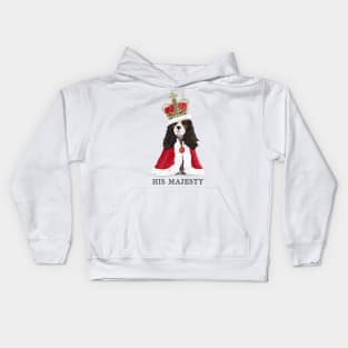 His Majesty King Charles Fun Coronation Souvenir cream Kids Hoodie